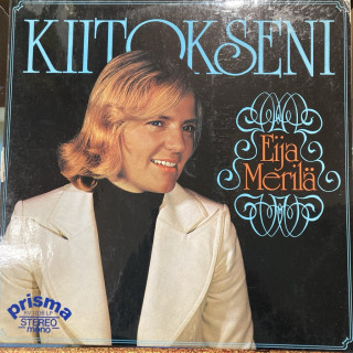 Eija Merilä - Kiitokseni (FIN/1976) LP (VG+/VG+) -gospel- (huom! ei alkuperäistä sisäpussia)